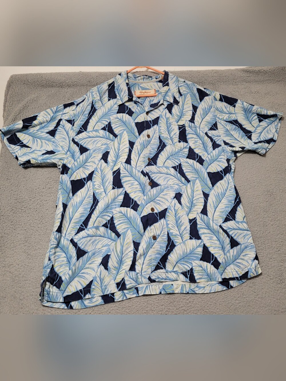 Tommy Bahama Tropical Hawaiian Button Up Silk Shirt XXL